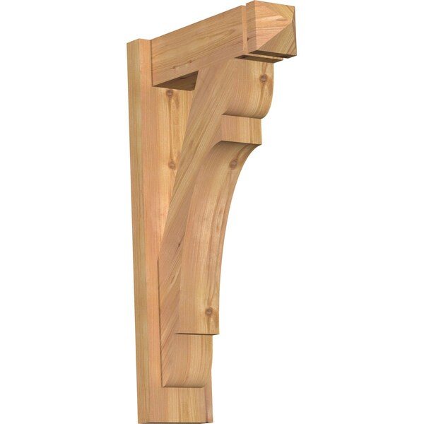Ekena Millwork Olympic Arts & Crafts Smooth Outlooker, Western Red Cedar, 5 1/2"W x 16"D x 28"H OUT06X16X28OLY03SWR - main